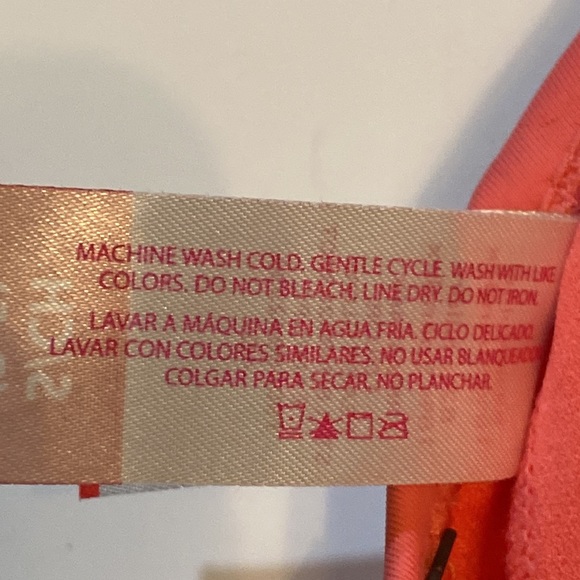 Sz 3-5 peach melon string bikini top only Junior’s size 3-5 EUC great condition! - Picture 10 of 10